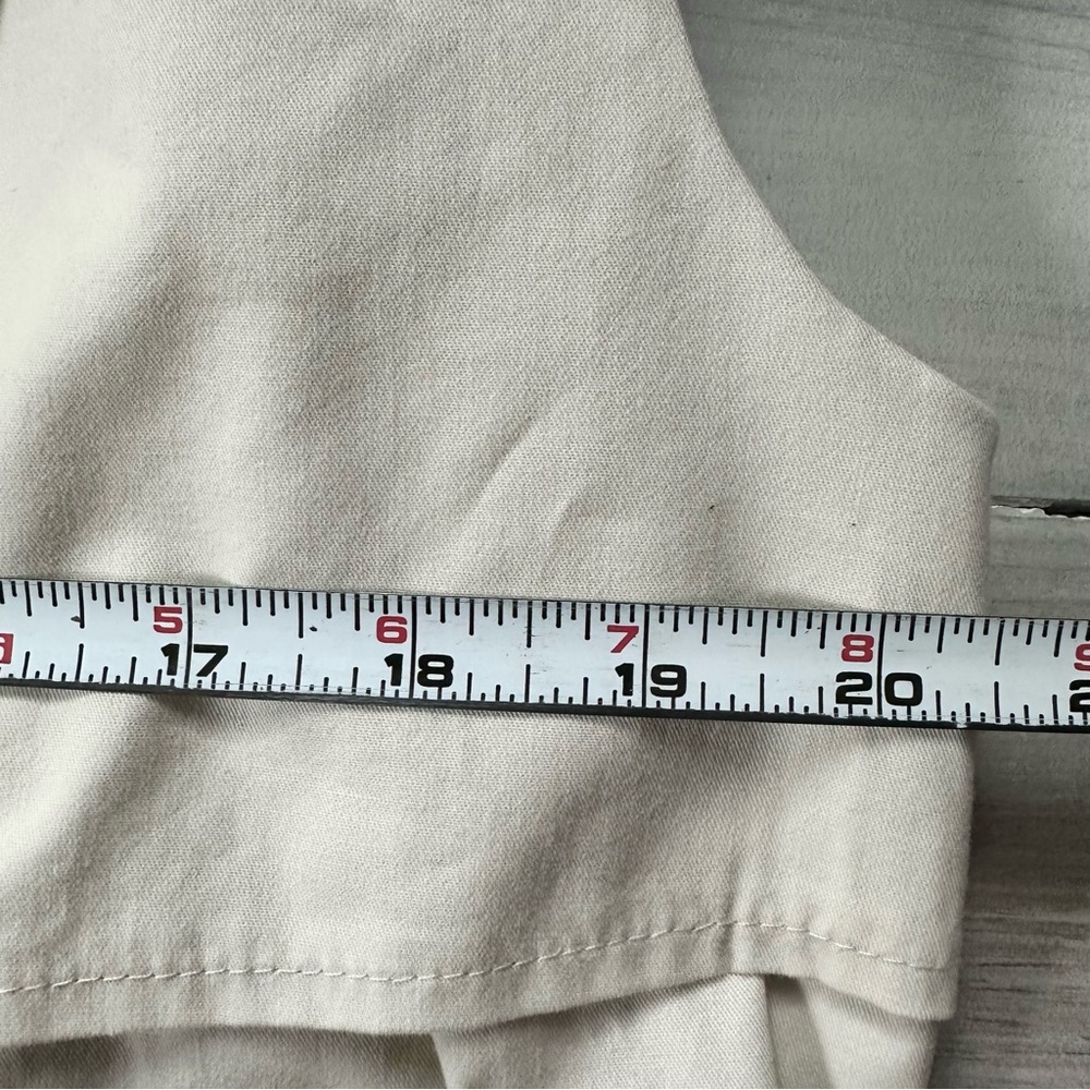 Vero Moda Sleeveless Trench Coat Vest Cream
Beige Size M NWT - Picture 13 of 15